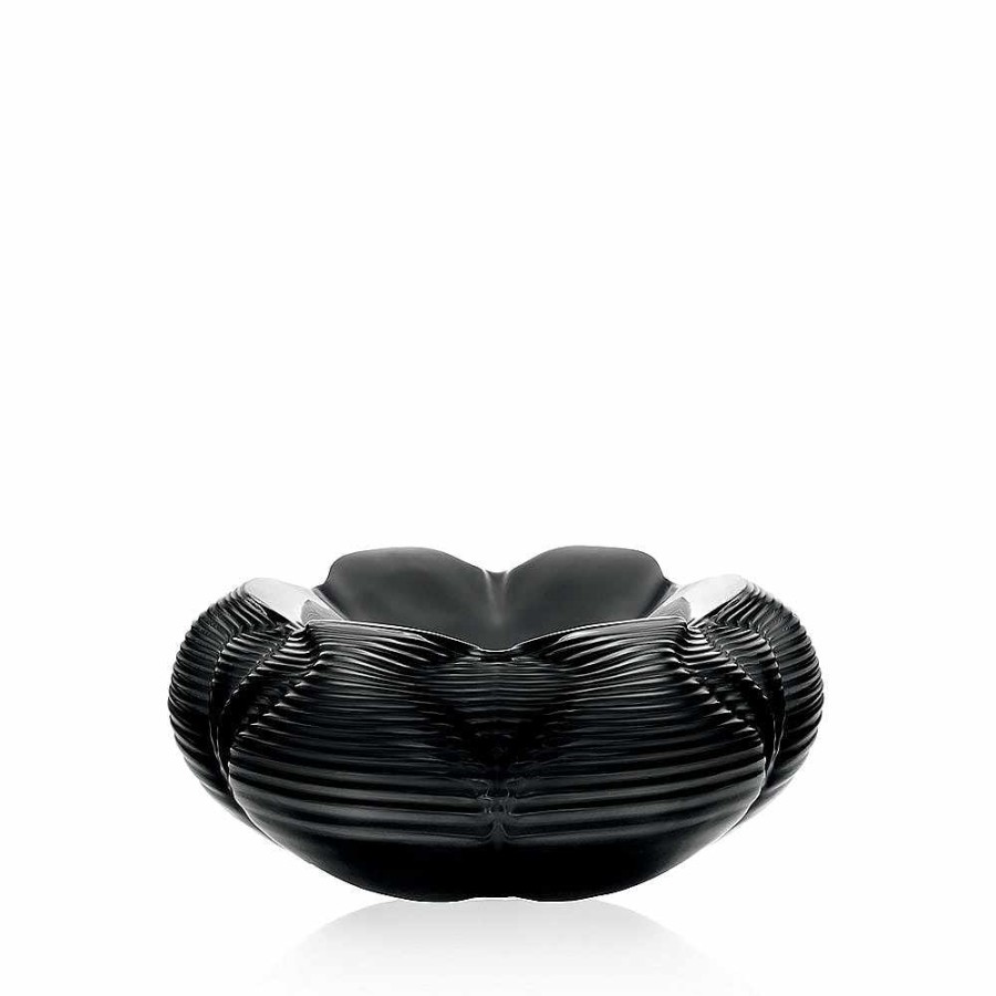 The Art Pieces | Lalique Fontana Bowl, Zaha Hadid & Lalique, 2016 Black Crystal