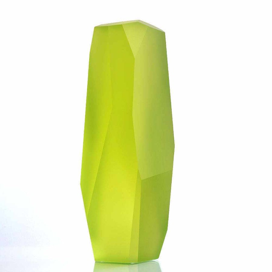 The Art Pieces | Lalique Rockstone 40, Arik Levy & Lalique Art, 2019 Lime Green Crystal