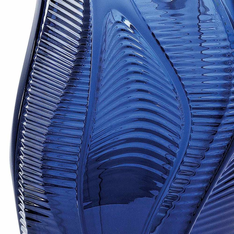 The Art Pieces | Lalique Manifesto Vase, Zaha Hadid & Lalique, 2014 Midnight Blue Crystal