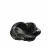 Bowls | Lalique Serpent Bowl Black Crystal