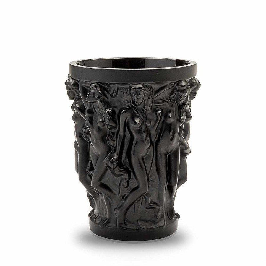 The Art Pieces | Lalique Sirenes Vase, Terry Rodgers & Lalique, 2020 Black Crystal