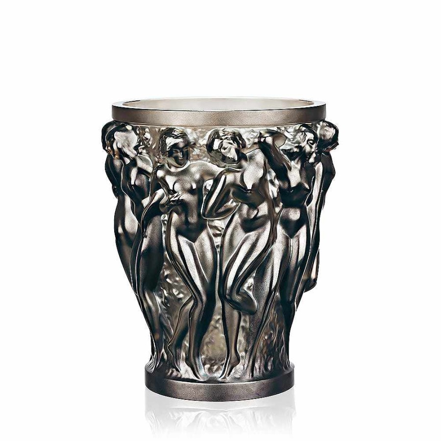 Vases | Lalique Sirenes Vase, Terry Rodgers & Lalique, 2020 Black Crystal