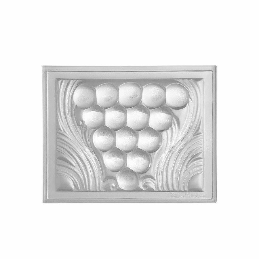 Decorative Panels | Lalique Raisins Decorative Panel Clear Crystal/ Non Mirrored