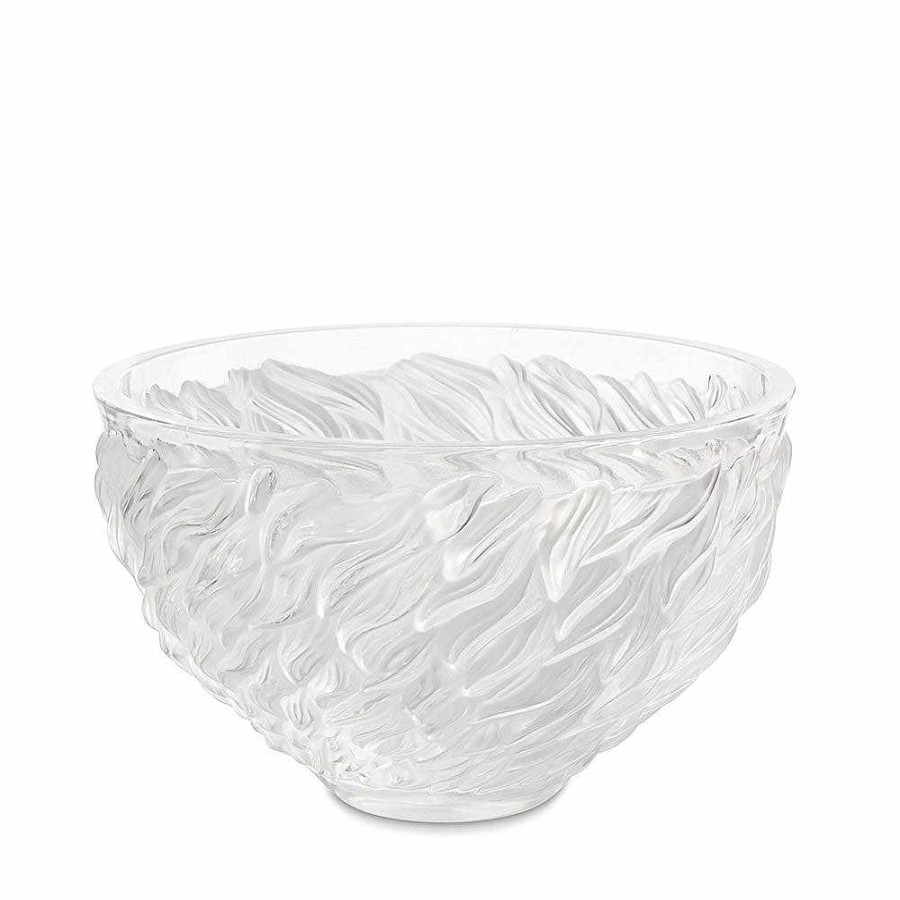 Bowls | Lalique Fourrure Bowl Clear Crystal