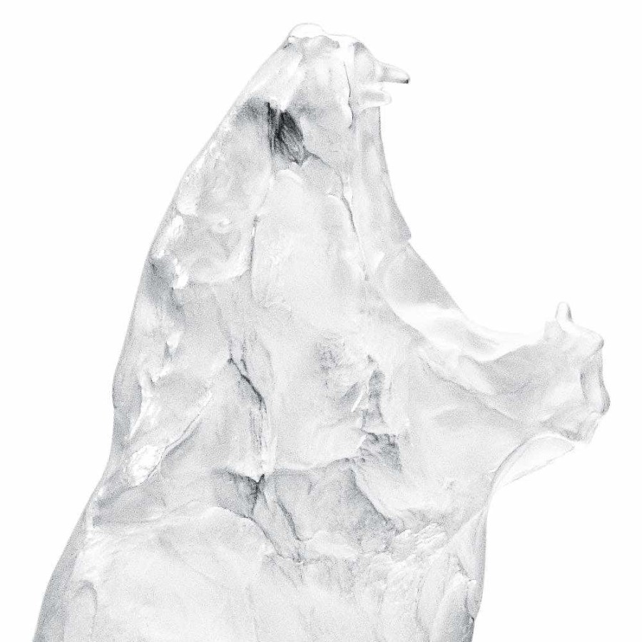 The Art Pieces | Lalique Yawning Lioness, Rembrandt Bugatti By Lalique, 2014 Clear Crystal/ Lost Wax Technique