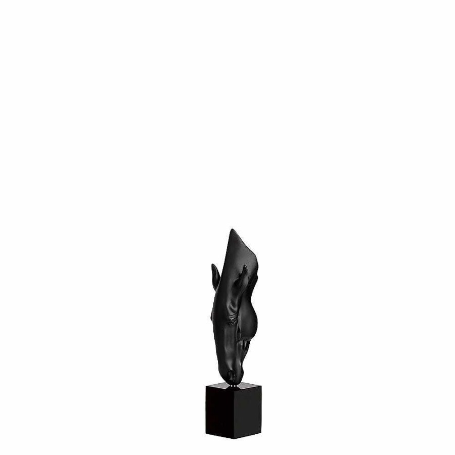 The Art Pieces | Lalique Still Water By Nic Fiddian Green & Lalique, 2021 Black Crystal