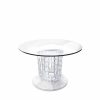 Tables | Lalique Chene Table Round Table/ Clear Crystal