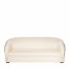 Seatings | Lalique Raisins Classic Sofa Clear Crystal And Ivory Silk/ Large Size