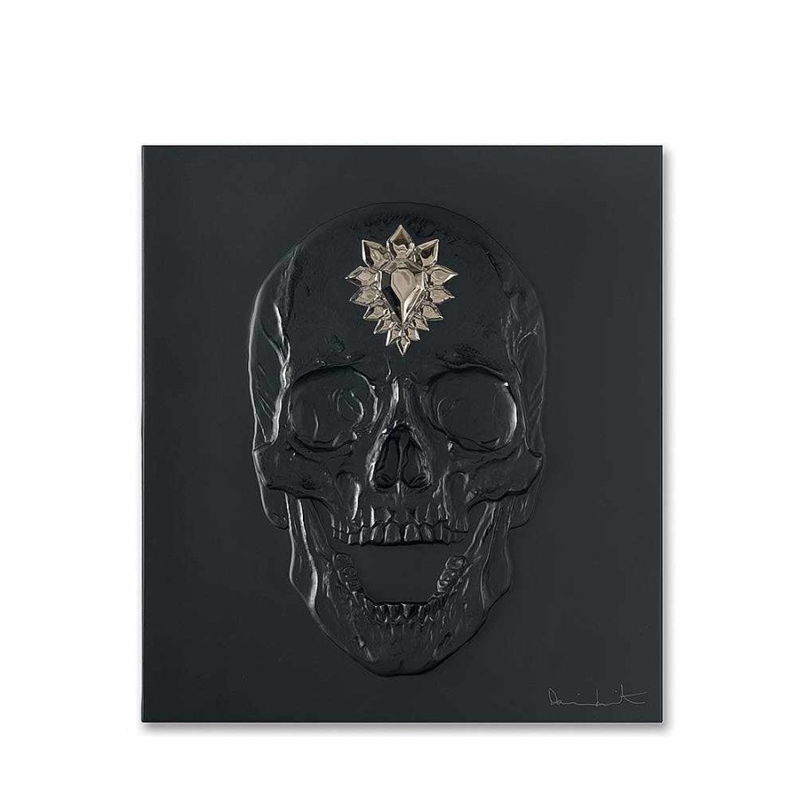 The Art Pieces | Lalique Eternal Memento, Damien Hirst & Lalique, 2017 Black Crystal/ Platinum Stamped