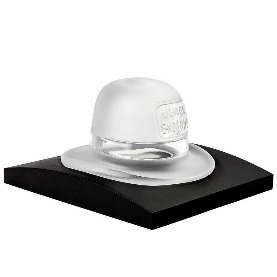 The Art Pieces | Lalique Le Bouchon D'Epouvante, Rene Magritte And Lalique, 2023 Clear Crystal