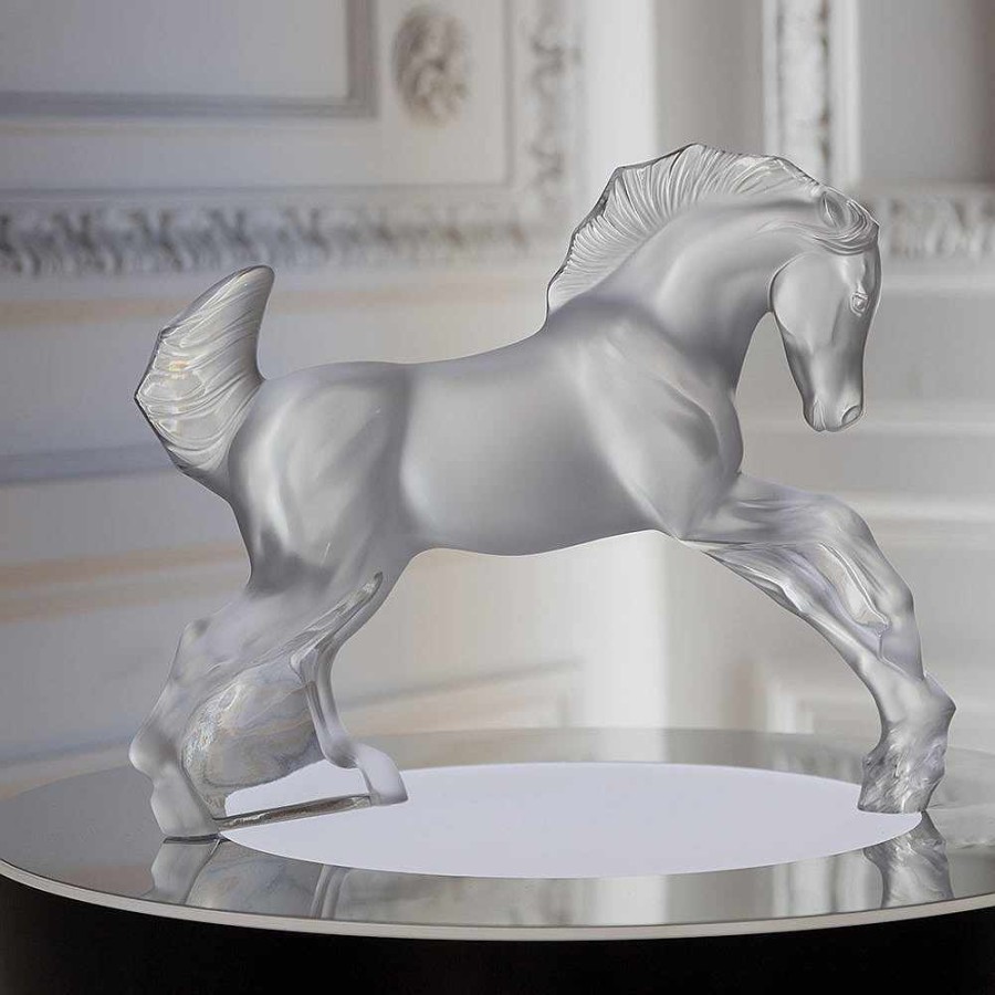 Sculptures | Lalique Horse Sculpture Clear Crystal