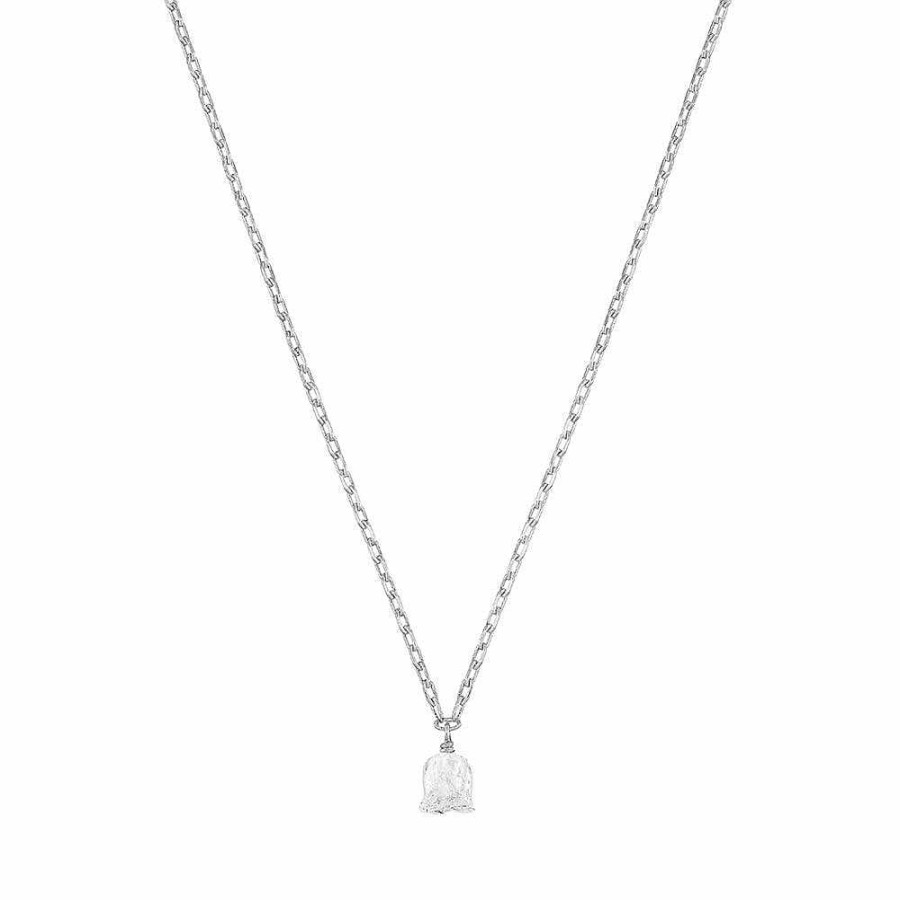 Necklaces | Lalique Muguet Necklace Clear Crystal/ Silver