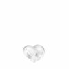 Sculptures | Lalique Hearts Sculpture Clear Crystal