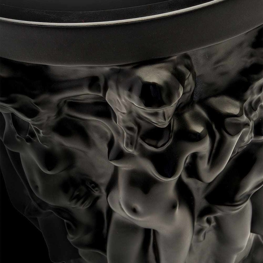 The Art Pieces | Lalique Sirenes Vase, Terry Rodgers & Lalique, 2020 Black Crystal