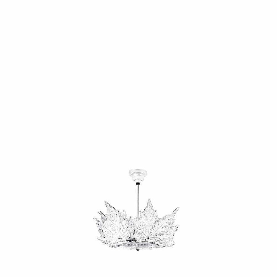 Chandeliers | Lalique Champs-Elysees Chandelier Clear Crystal/ Chrome Finish