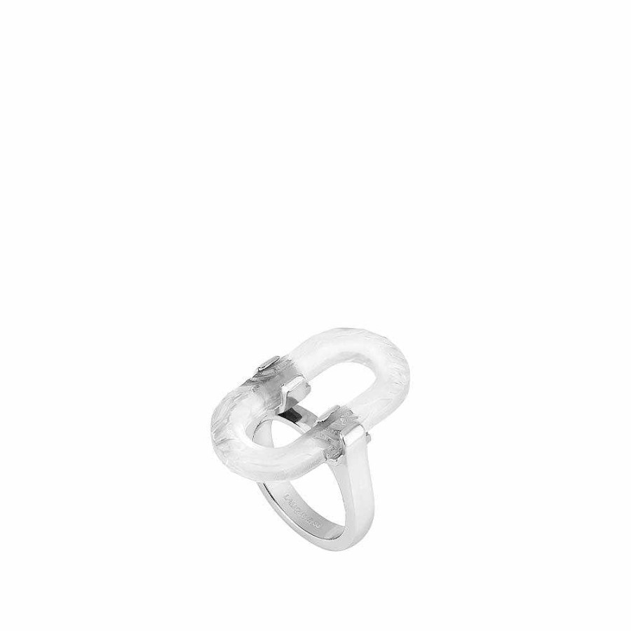 Rings | Lalique Empreinte Animale Ring Clear Crystal/ Silver