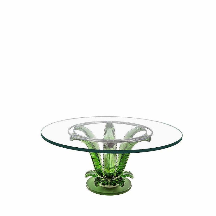 Tables | Lalique Cactus Coffee Table Green Crystal