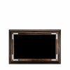 Tv Surrounds | Lalique Raisins Tv Frame Surround Clear Crystal And Natural Ebony