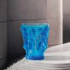 The Art Pieces | Lalique Sirenes Vase, Terry Rodgers & Lalique, 2022 Light Blue Crystal/ Platinum Finish/ Lost Wax Technique