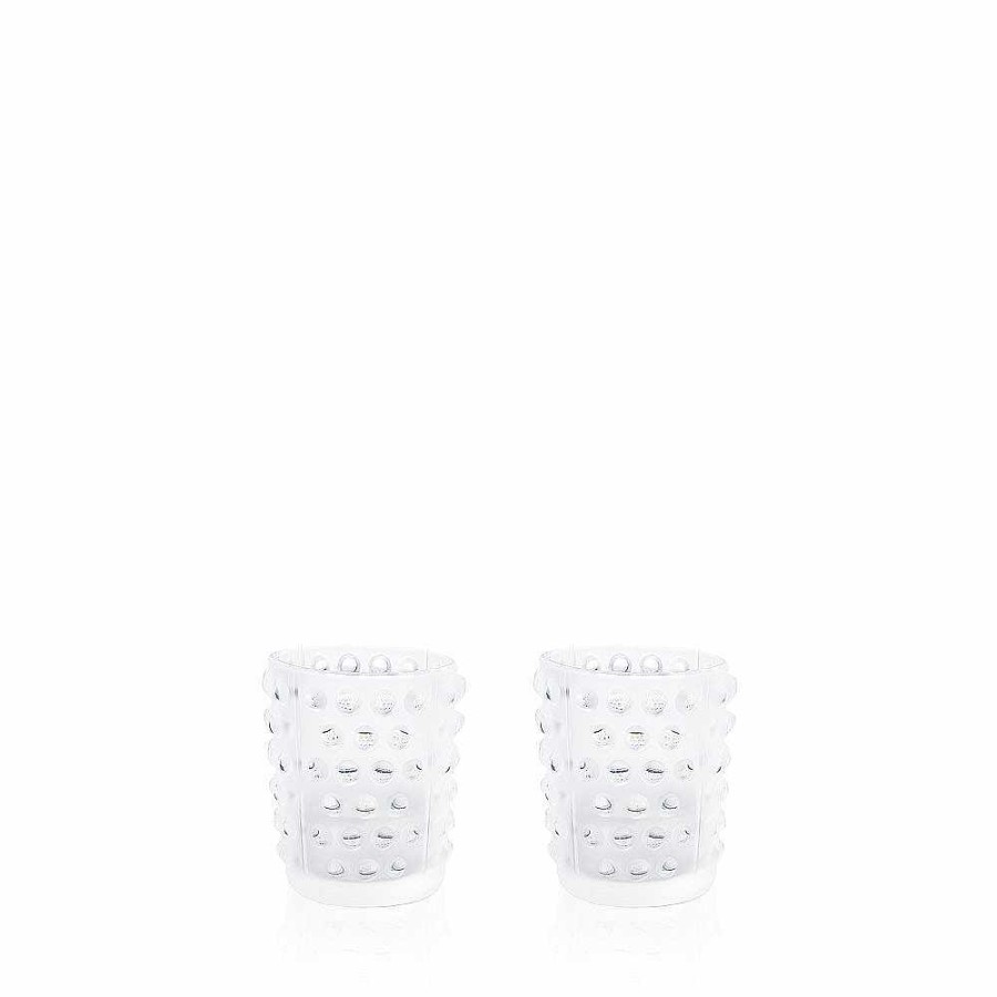 Candleholders & Votives | Lalique Set Of 2 Mossi Votives Clear Crystal