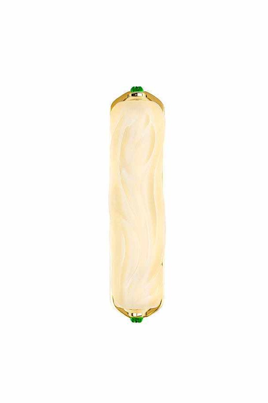 Sculptures | Lalique Mezuzah By Irma Small Size Clear And Gilded