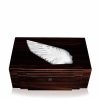 Boxes | Lalique Victoire Jewellery Box Natural Ebony With Clear Crystal