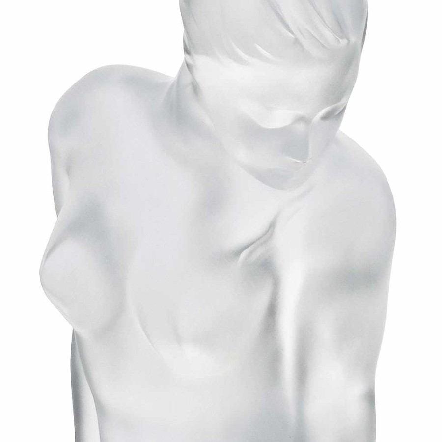 Sculptures | Lalique Flore Sculpture Clear Crystal