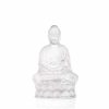 Sculptures | Lalique Tall Buddha Sculpture Clear Crystal