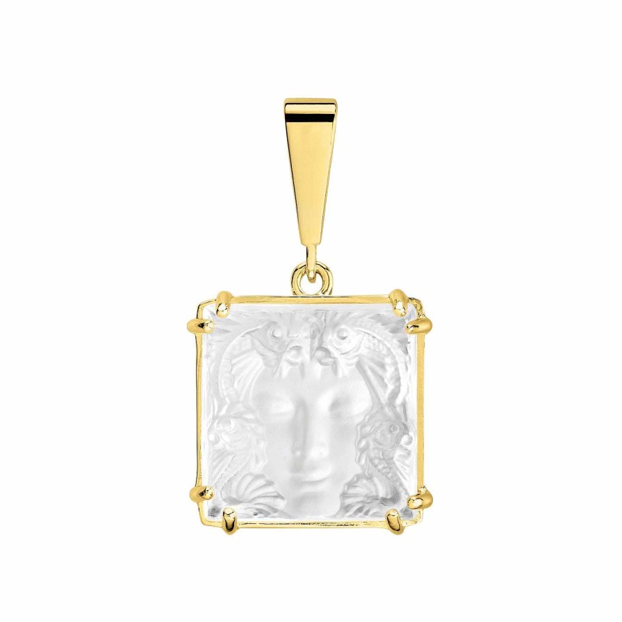 Pendants | Lalique Arethuse Pendant Clear Crystal/ Vermeil