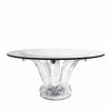 Tables | Lalique Cactus Round Table Clear Crystal