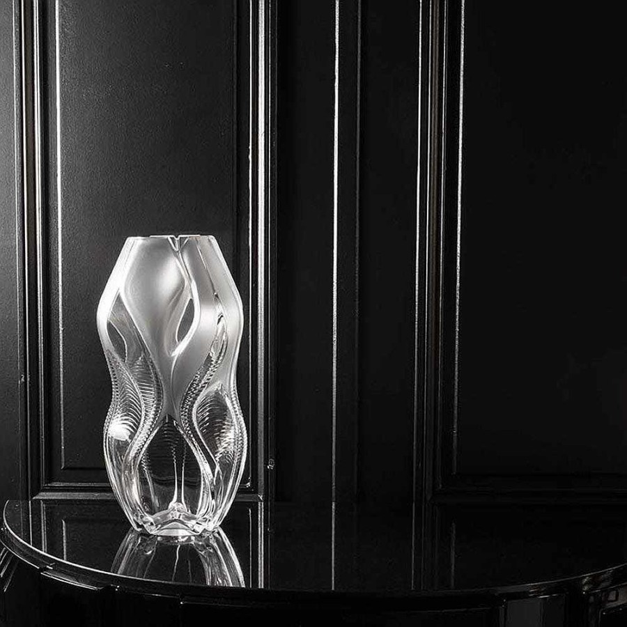 The Art Pieces | Lalique Manifesto Vase, Zaha Hadid & Lalique, 2014 Clear Crystal