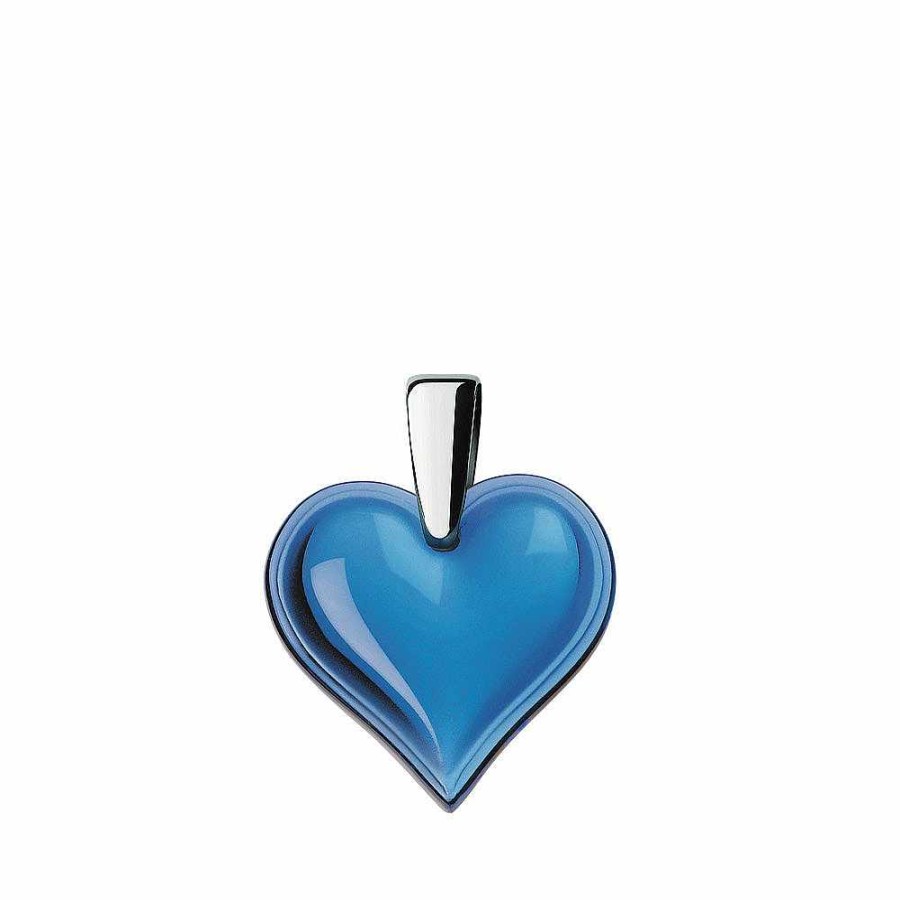 Pendants | Lalique Amoureuse Beaucoup Pendant Sapphire Blue Crystal/ Silver