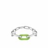 Bracelets | Lalique Empreinte Animale Bracelet Green Crystal/ Silver