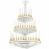 Chandeliers | Lalique Perles Chandelier Clear Crystal/ Satin Gilded Finish