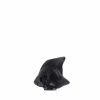 Sculptures | Lalique Fish Sculpture Black Crystal