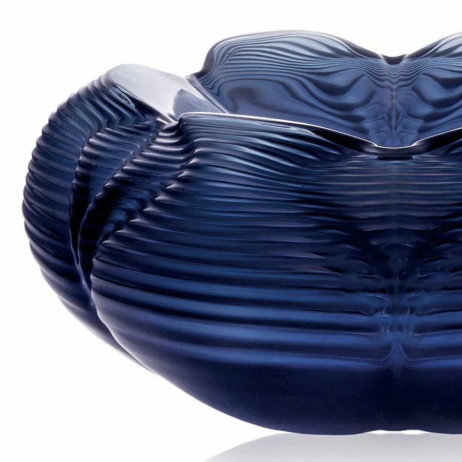 The Art Pieces | Lalique Fontana Bowl, Zaha Hadid & Lalique, 2016 Midnight Blue Crystal