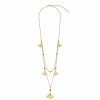 Necklaces | Lalique Ginkgo Large Necklace Antinea Green Crystal/ 18K Yellow Gold-Plated