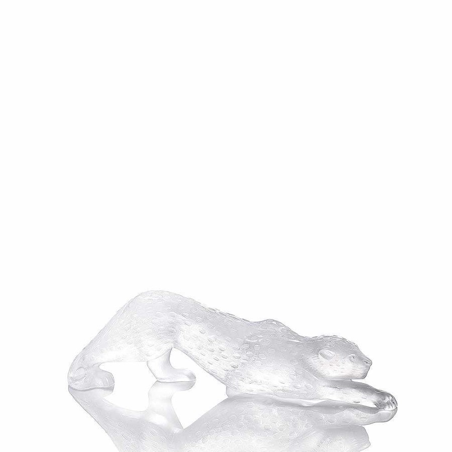 Sculptures | Lalique Zeila Panther Large Sculpture Clear Crystal