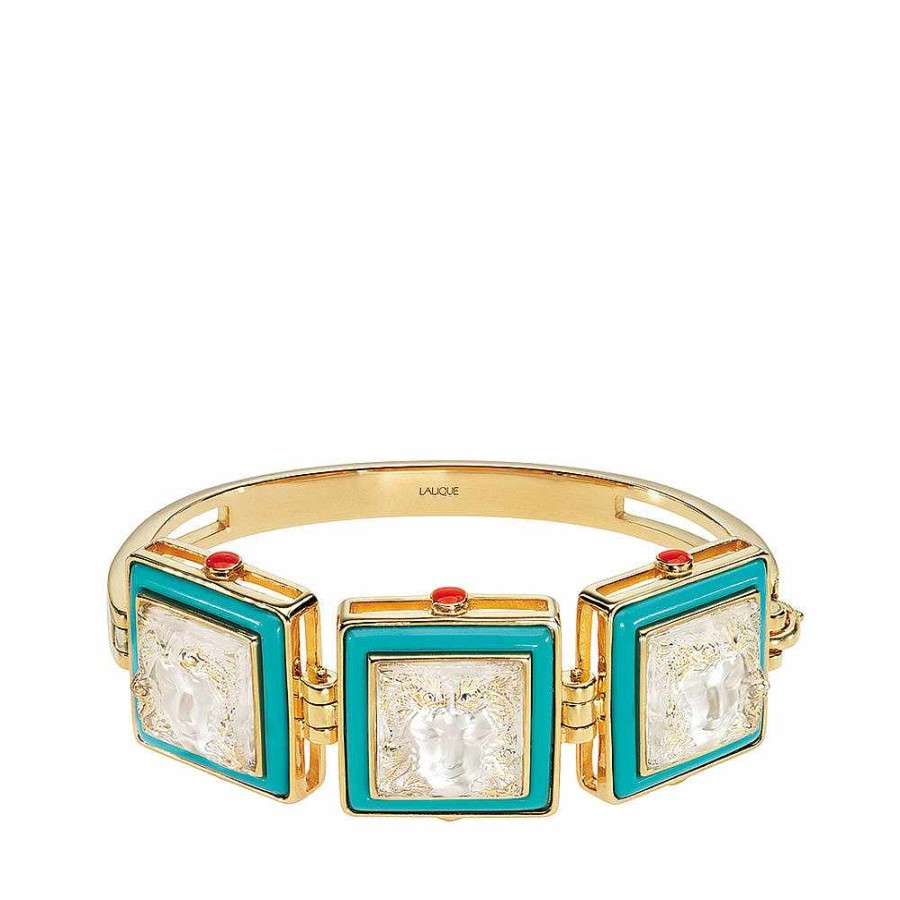 Bracelets | Lalique Bracelet Arethuse Clear Crystal/ Vermeil