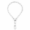 Necklaces | Lalique Empreinte Animale Necklace Clear Crystal/ Silver