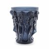 The Art Pieces | Lalique Sirenes Vase, Terry Rodgers & Lalique, 2017 Midnight Blue Crystal/ Platinum Finish/ Lost Wax Technique