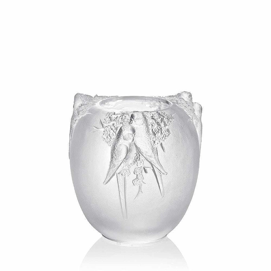 Vases | Lalique Eternal Memento, Damien Hirst & Lalique, 2017 Black Crystal/ Platinum Stamped