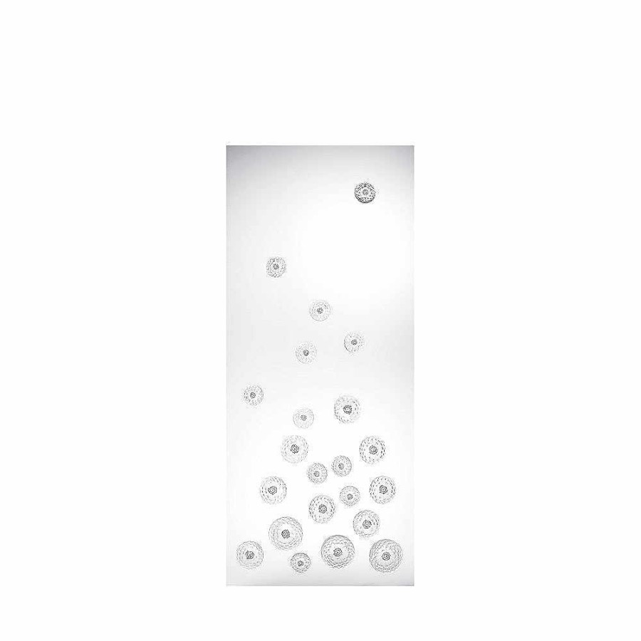 Interior Panels | Lalique Dahlia Interior Panel Clear Crystal/ Clear Glass/ Large Size