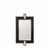 Mirrors | Lalique Tianlong Mirror Clear Crystal/ Black Lacquered And Inox Golden Satin Steel