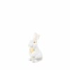 Sculptures | Lalique Toulouse Rabbit Sculpture Clear/ Gold Stamped Crystal