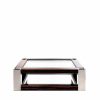 Tables | Lalique Raisins Coffee Table Clear Crystal/ Natural Ebony And Polished Steel