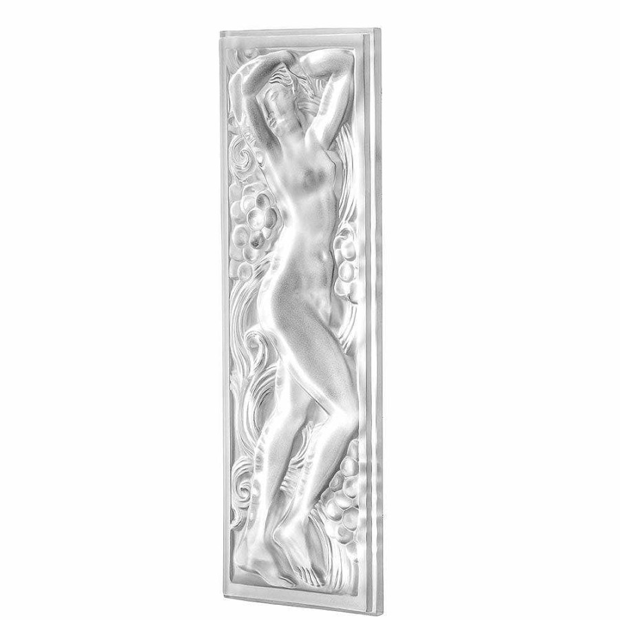 Decorative Panels | Lalique Femme Bras Leves Decorative Panel Clear Crystal