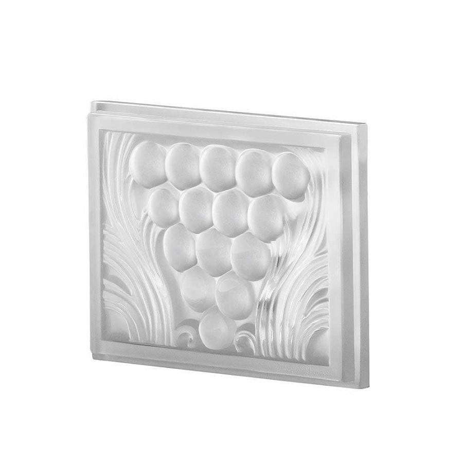 Decorative Panels | Lalique Raisins Decorative Panel Clear Crystal/ Non Mirrored