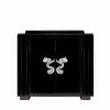 Cabinets | Lalique Dragon Small Bar Clear Crystal And Black Ebony