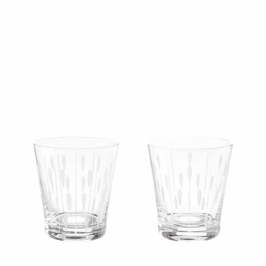 Glasses | Lalique Lotus, 2 Tumblers Set 30 Cl